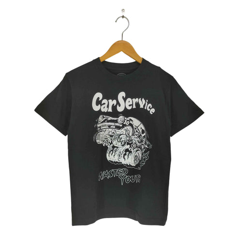 ウェイステッドユース WASTED YOUTH ×Car Service 両面プリントクルーネックTシャツ メンズ S