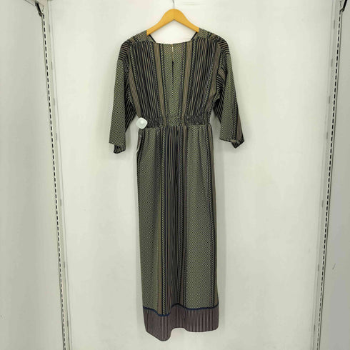 ユナイテッドアローズグリーンレーベルリラクシング UNITED ARROWS green label relaxing FM パネル プリント エンパイア ワンピース レディース JPN:36
