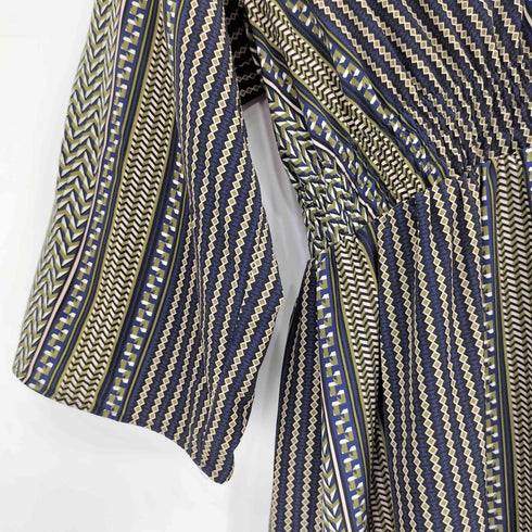 ユナイテッドアローズグリーンレーベルリラクシング UNITED ARROWS green label relaxing FM パネル プリント エンパイア ワンピース レディース JPN:36