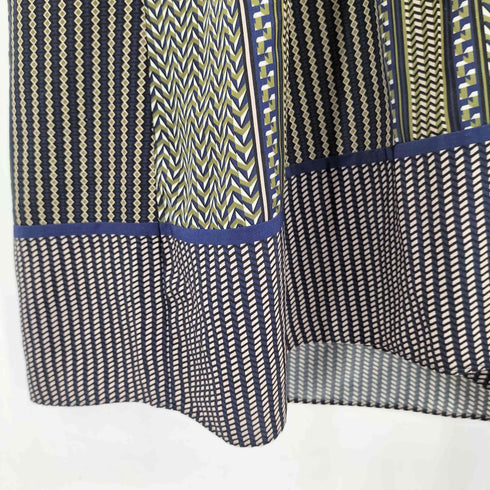 ユナイテッドアローズグリーンレーベルリラクシング UNITED ARROWS green label relaxing FM パネル プリント エンパイア ワンピース レディース JPN:36