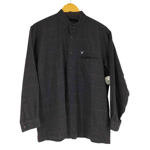 ライルアンドスコット LYLE&SCOTT スタンドカラー シャツ ボックスシルエット メンズ JPN:L