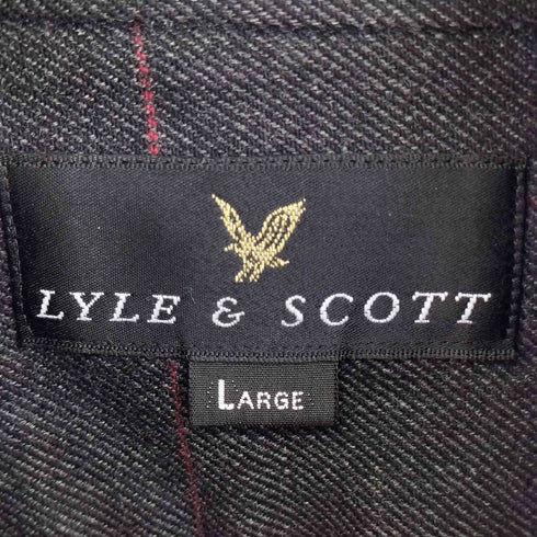 ライルアンドスコット LYLE&SCOTT スタンドカラー シャツ ボックスシルエット メンズ JPN:L