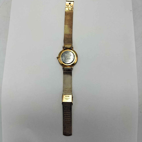 ダニエルウェリントン Daniel Wellington ゴールドメッシ ュブラック フェイス 腕時計 レディース