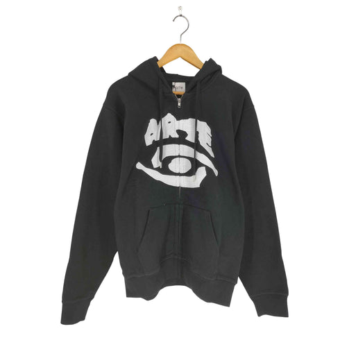arte Eye Front Zip Hoodie Black import メンズ M