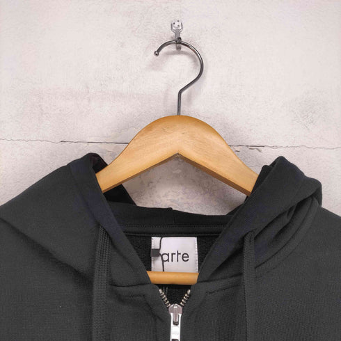 arte Eye Front Zip Hoodie Black import メンズ M