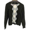 ジバンシィ GIVENCHY 80-90s GOLF アーガイルチェックコットンニット レディース JPN:M