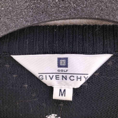 ジバンシィ GIVENCHY 80-90s GOLF アーガイルチェックコットンニット レディース JPN:M