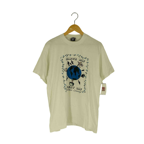 スクリーンスターズ SCREEN STARS 90S USA製 EARTH DAY クルーネックTシャツ シングルステッチ メンズ JPN:XL