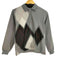 ジバンシィ GIVENCHY 80-90S GOLF アーガイルチェック L/S ポロシャツ レディース JPN:M