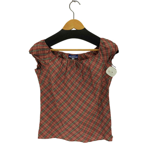バーバリーブルーレーベル BURBERRY BLUE LABEL ノバチェックS/Sブラウス レディース 38