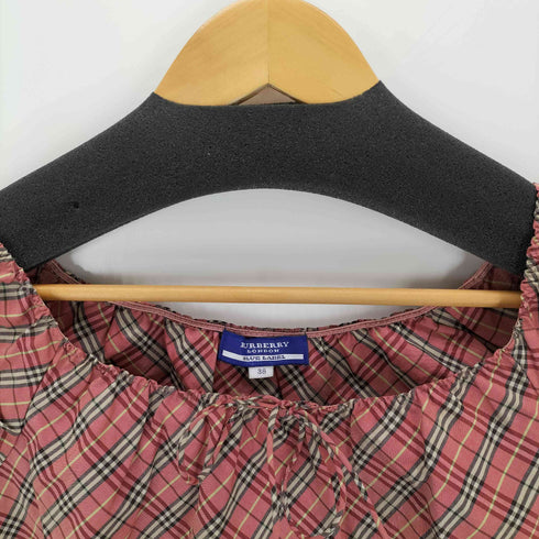 バーバリーブルーレーベル BURBERRY BLUE LABEL ノバチェックS/Sブラウス レディース 38