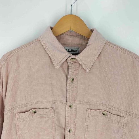 エルエルビーン L.L.Bean 80S ブロックタグ レギュラーカラーシャツ メンズ