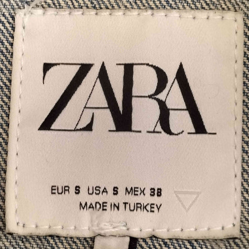 ザラ ZARA ボックスシルエット カバーオール デニムジャケット メンズ import:S