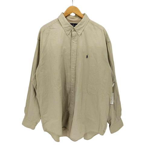 ラルフローレン RALPH LAUREN 90S ポニー 刺繍 BLAKE ボタンダウン L/S シャツ メンズ import:XXL