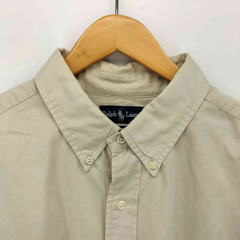 ラルフローレン RALPH LAUREN 90S ポニー 刺繍 BLAKE ボタンダウン L/S シャツ メンズ import:XXL