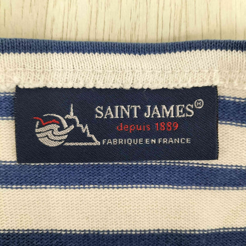 セントジェームス SAINT JAMES ボーダーボートネックバスクシャツ メンズ