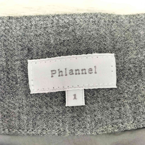 フランネル Phlannel ウールフレアスカート レディース JPN:1