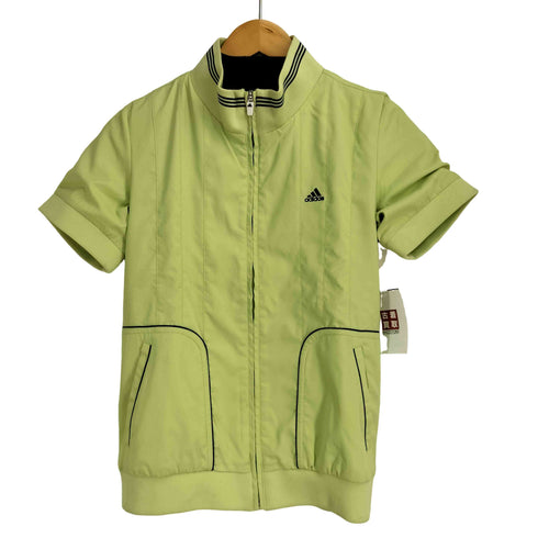 アディダスゴルフ adidasgolf ワンポイント刺繍 S/S ジップアップジャケット レディース JPN:M