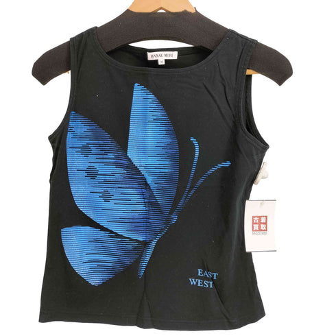 ハナエモリ HANAE MORI フロントプリントタンクトップ レディース JPN:M