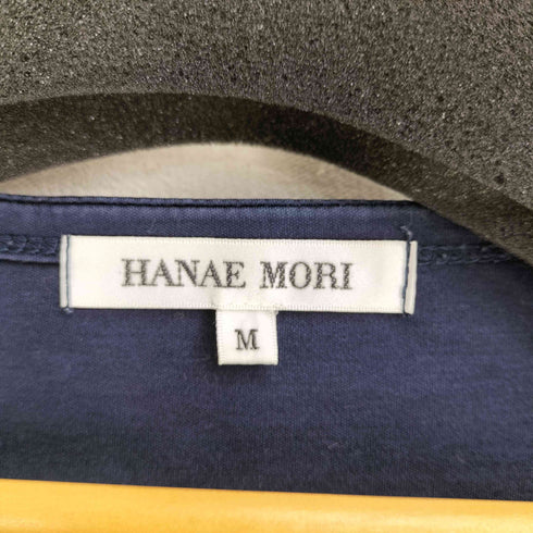 ハナエモリ HANAE MORI フロントプリント ラインストーン カットソー レディース JPN:M