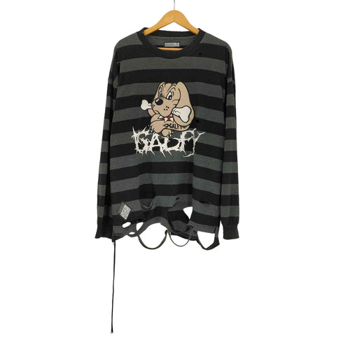 ガルフィー GALFY ビリビリボーダー ロングスリーブTシャツ メンズ 中型犬