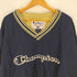 チャンピオン Champion 90S スクリプトロゴ Vネック ナイロンプルオーバー ピステ メンズ JPN:XXL