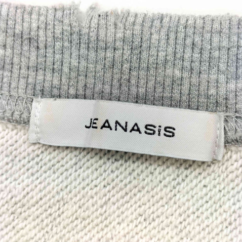 ジーナシス JEANASIS ダメージ リメイク ライク スウェット レディース FREE