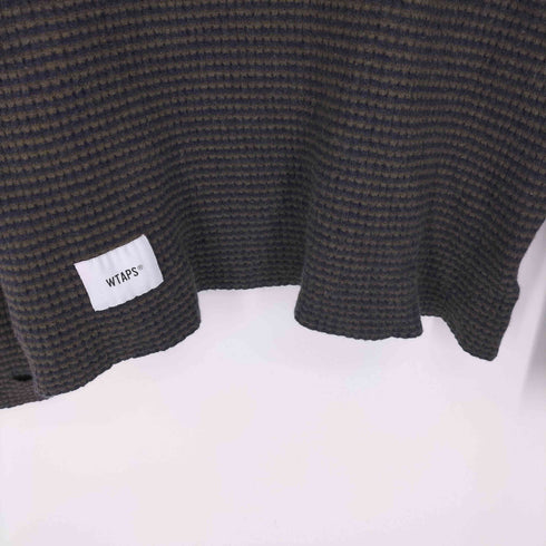 ダブルタップス WTAPS WAFFLE 02 SWEATER WOOL ワッフルニット ウールセーター メンズ X04