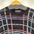 クラフトアンドバロー Croft&Barrow 90S チェック柄 クルーネックセーター メンズ import:XL