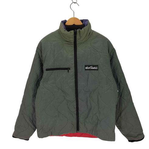 ワイルドシングス WILD THINGS MADE IN USA PRIMALOFT 紙タグ リバーシブルキルティングジャケット メンズ JPN:M