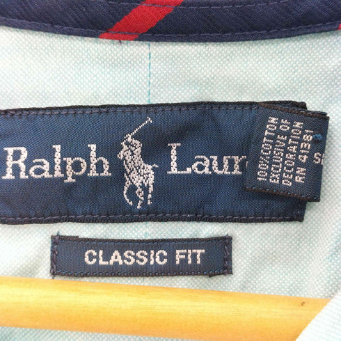 ラルフローレン RALPH LAUREN CLASSIC FIT ポニー刺繍 ボタンダウン レギュラーカラーシャツ メンズ L