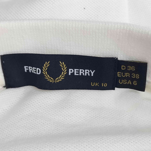 フレッドペリー FRED PERRY ロゴ刺繍 S/S ポロシャツ レディース EUR 38
