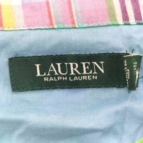 ローレンラルフローレン LAUREN RALPH LAUREN マドラスチェック柄 ドレスワンピース レディース 2
