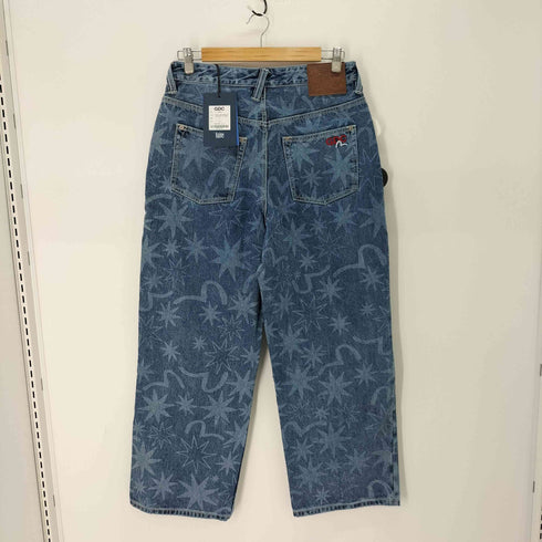 エヴィス EVISU WASHED 5P AOP RELAX FIT / オールオーバーウォッシュドプリント リラックスフィット ジーンズ メンズ JPN:M