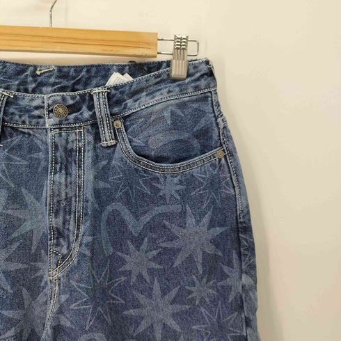 エヴィス EVISU WASHED 5P AOP RELAX FIT / オールオーバーウォッシュドプリント リラックスフィット ジーンズ メンズ JPN:M