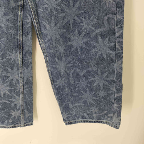 エヴィス EVISU WASHED 5P AOP RELAX FIT / オールオーバーウォッシュドプリント リラックスフィット ジーンズ メンズ JPN:M