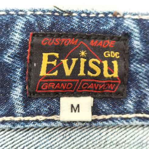 エヴィス EVISU WASHED 5P AOP RELAX FIT / オールオーバーウォッシュドプリント リラックスフィット ジーンズ メンズ JPN:M