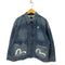 エヴィス EVISU WASHED CHORE JACKET / 刺繍 リラックスフィット デニムジャケット メンズ JPN:M