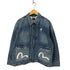 エヴィス EVISU WASHED CHORE JACKET / 刺繍 リラックスフィット デニムジャケット メンズ JPN:M