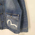 エヴィス EVISU WASHED CHORE JACKET / 刺繍 リラックスフィット デニムジャケット メンズ JPN:M