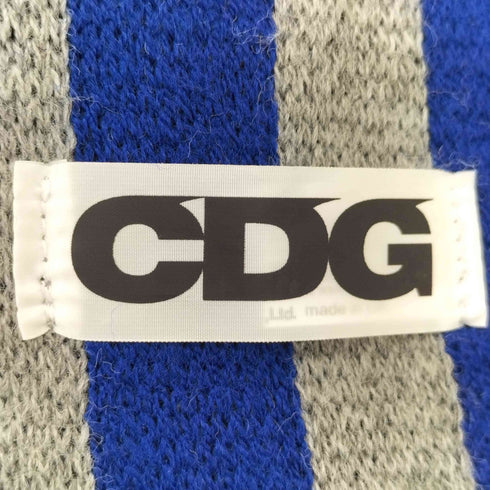 シーディージーコムデギャルソン CDG COMME des GARCONS KNIT STOLE アクリルストール フリンジマフラー メンズ
