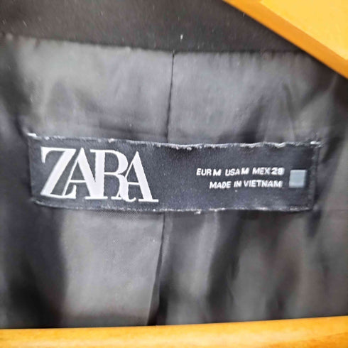 ザラ ZARA クロップド テーラード ジャケット レディース import:M