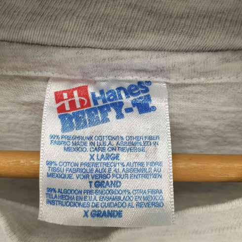 ヘインズ Hanes 90s BEEFY-T プリントクルーネックS/S Tシャツ メンズ import:XL