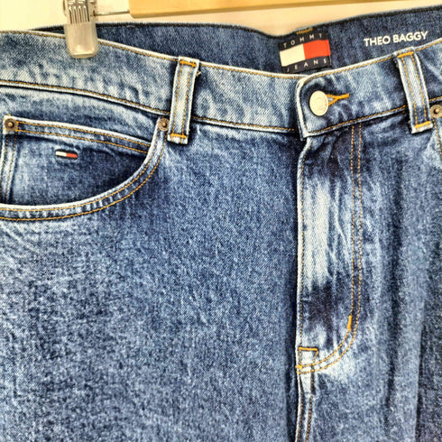 トミージーンズ tommy jeans バギージーンズ デニムパンツ メンズ 32/32