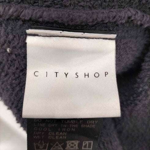 シティショップ CITYSHOP Vネック コットンスウェットトレーナー レディース