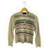 バーニーズニューヨーク BARNEYS NEWYORK NORIKOIKE ボーダー クルーネックカーディガン レディース