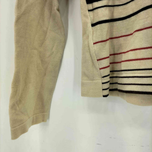 バーニーズニューヨーク BARNEYS NEWYORK NORIKOIKE ボーダー クルーネックカーディガン レディース