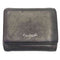 ディスコードヨウジヤマモト discord Yohji Yamamoto 23AW Tri Folded Compact Wallet Smooth Cow Skin Leather レディース