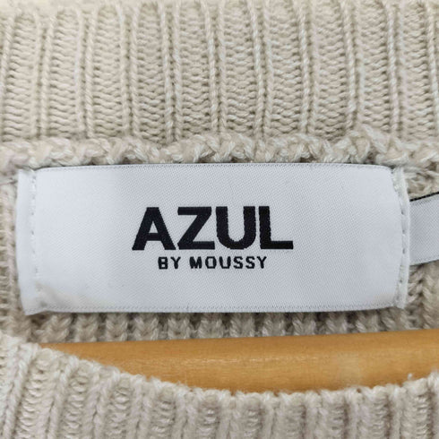 アズールバイマウジー AZUL by moussy サイドZIPニットトップス レディース FREE