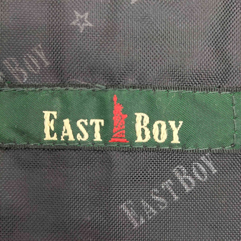 イーストボーイ EAST BOY ロゴ刺繍 絞り付き 底面スエード切替 バックパック デイバック メンズ
